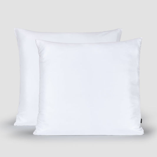 Kissenbezug 100% Bambus Momo Cotton Weiß 80x80 cm – ultra weich, seidenartig und nachhaltig