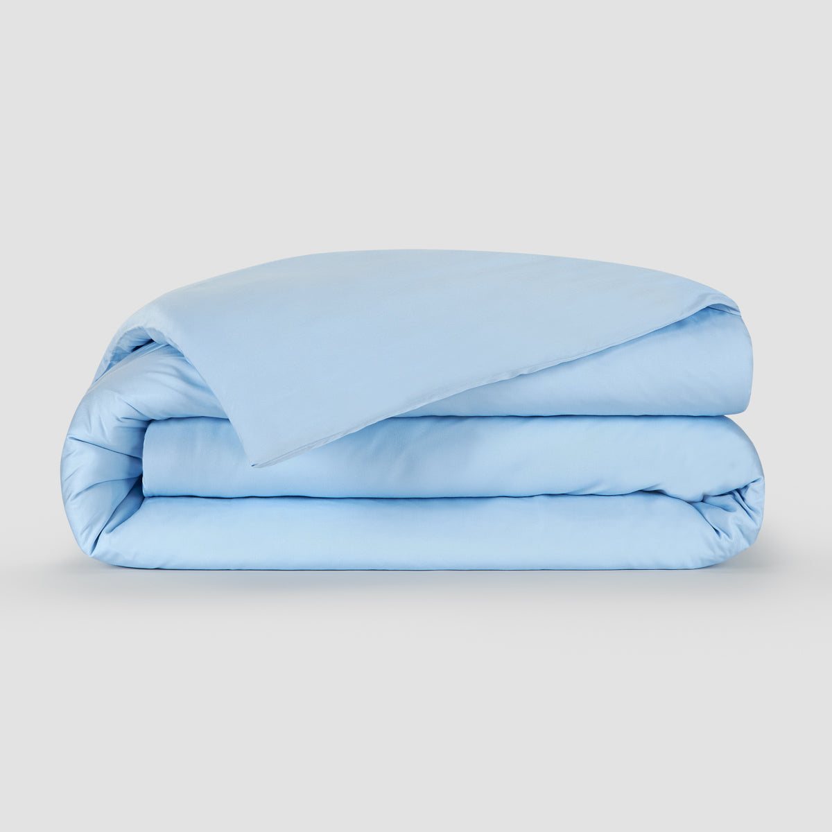 Capa de edredão Azul bambu by Momo Cotton – tecido de cetim 300 fios, suave, respirável e sustentável.