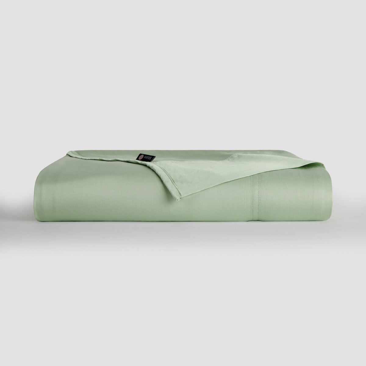 Lençol de cima Verde bambu roupa de cama by Momo Cotton – tecido de cetim 300 fios, suave, respirável e sustentável.