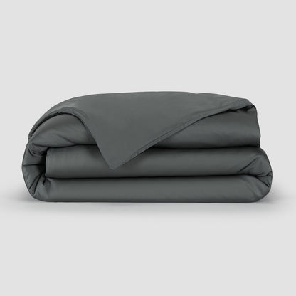 Capa de edredão Cinzento bambu by Momo Cotton – tecido de cetim 300 fios, suave, respirável e sustentável.