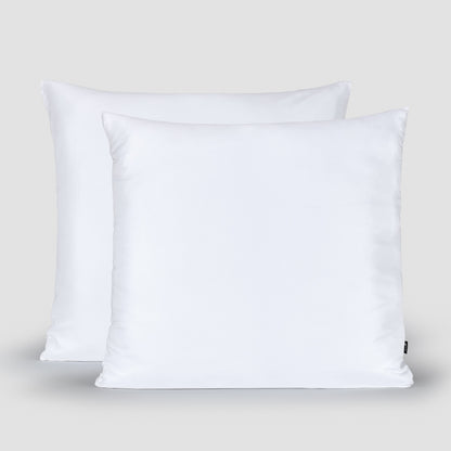 Fronha 100% bambu Momo Cotton cor Branco 80x80 cm – toque ultra macio e acabamento acetinado, sustentável e respirável